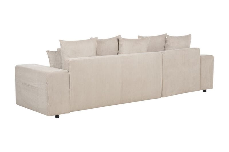 Dysis Hjørnesovesofa 3-personers - Taupe/Sort - Møbler - Sofaer - Sovesofaer