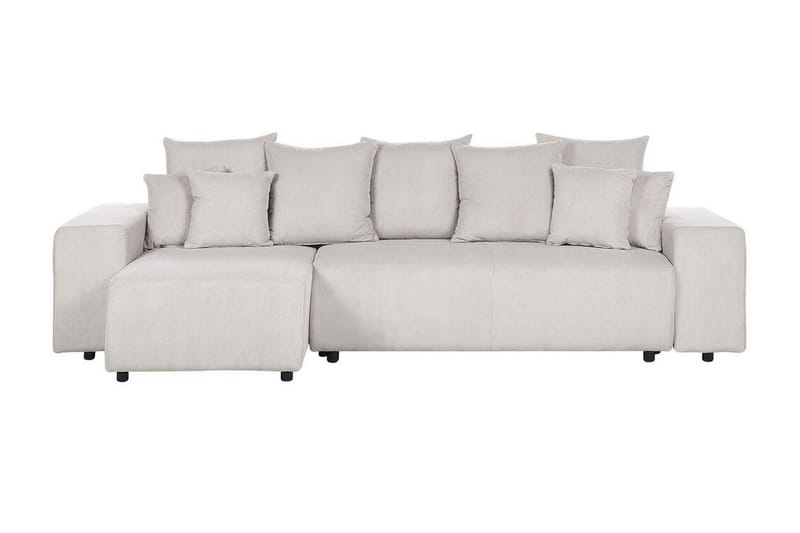 Dysis Hjørnesovesofa 3-personers - Beige/Sort - Møbler - Sofaer - Sovesofaer