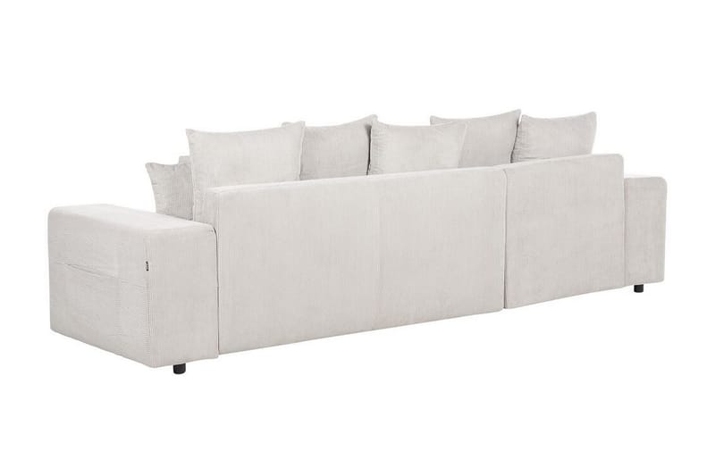 Dysis Hjørnesovesofa 3-personers - Beige/Sort - Møbler - Sofaer - Sovesofaer