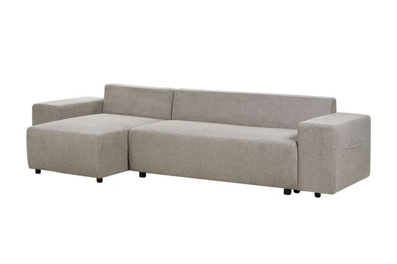 Dysis Hjørnesovesofa 3-personers - Brun/Sort - Møbler - Sofaer - Sovesofaer