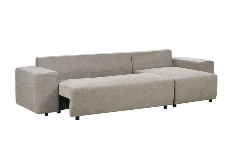 Dysis Hjørnesovesofa 3-personers - Brun/Sort - Møbler - Sofaer - Sovesofaer