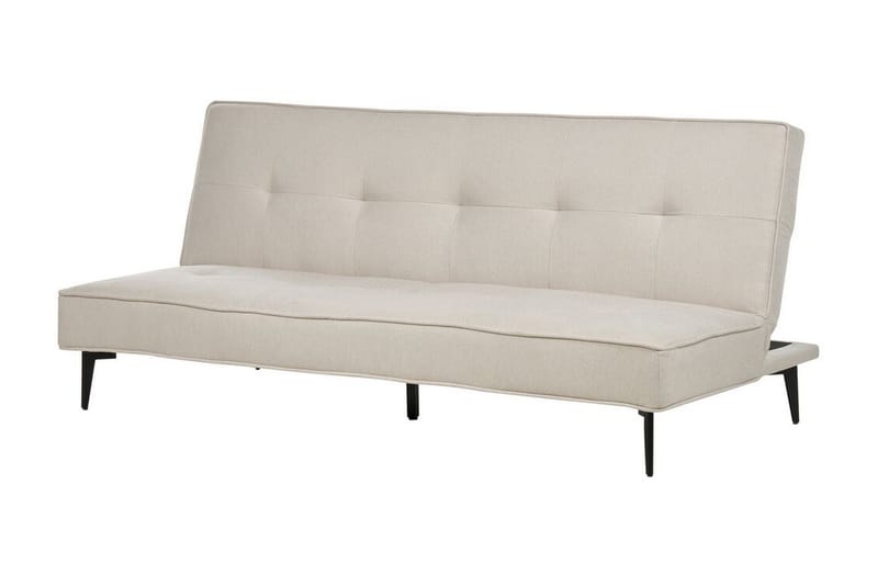 Faizal Sovesofa 3-personers - Beige/Sort - Møbler - Sofaer - Sovesofaer