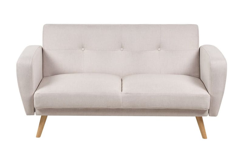 Feliks Sovesofa 2-personers - Beige/Lyst træ - Møbler - Sofaer - Sovesofaer