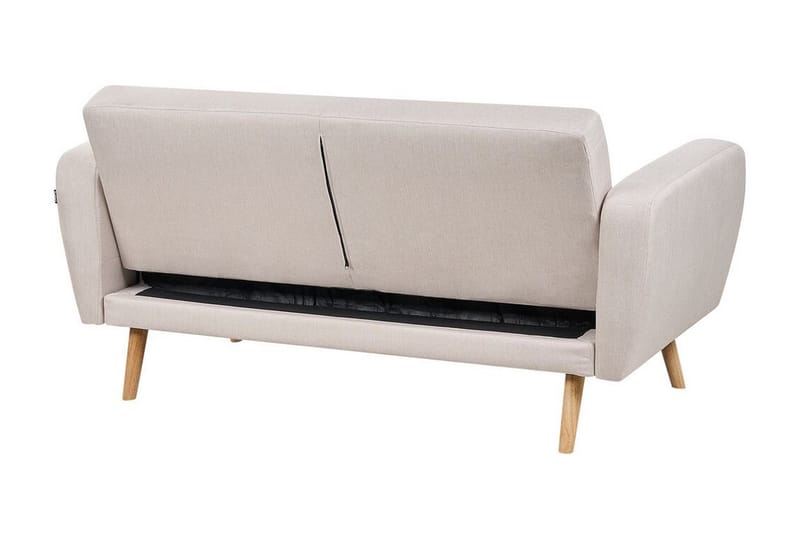 Feliks Sovesofa 2-personers - Beige/Lyst træ - Møbler - Sofaer - Sovesofaer