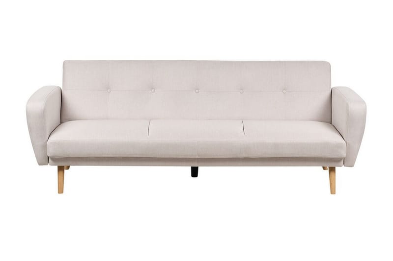 Feliks Sovesofa 3-personers - Beige/Lyst træ - Møbler - Sofaer - Sovesofaer