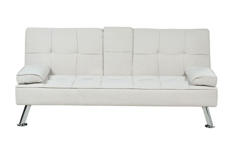 Ferne Sovesofa 3-personers - Beige/Sølv - Møbler - Sofaer - Sovesofaer