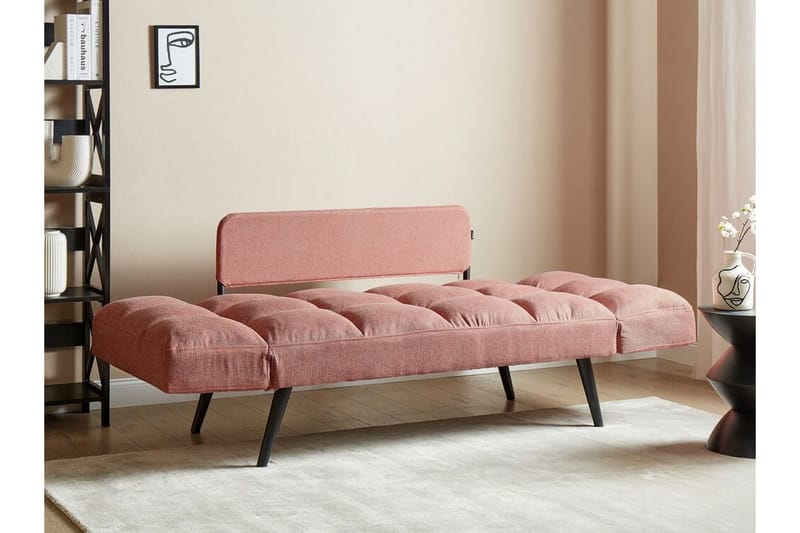 Ferrel Sovesofa 2-personers - Rosa/Sort - Møbler - Sofaer - Sovesofaer