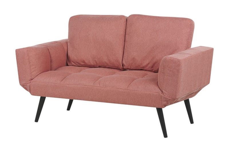 Ferrel Sovesofa 2-personers - Rosa/Sort - Møbler - Sofaer - Sovesofaer