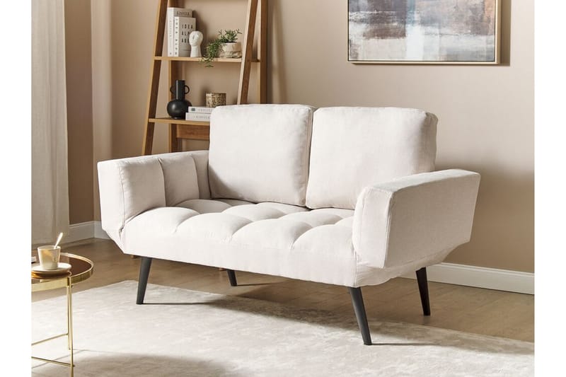 Ferrel Sovesofa 2-personers - Beige/Sort - Møbler - Sofaer - Sovesofaer