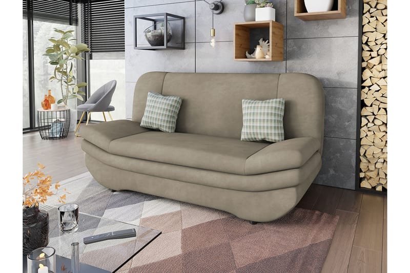 Figurelle Sovesofa 2-personers - Beige/Flerfarvet - Møbler - Sofaer - Sovesofaer