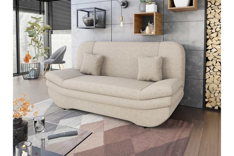 Figurelle Sovesofa 2-personers - Beige - Møbler - Sofaer - Sovesofaer