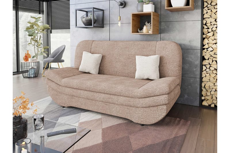 Figurelle Sovesofa 2-personers - Rosa/Beige - Møbler - Sofaer - Sovesofaer