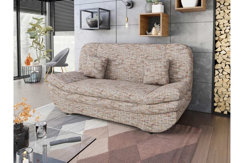 Figurelle Sovesofa 2-personers - Flerfarvet/Beige - Møbler - Sofaer - Sovesofaer