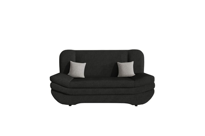 Figurelle Sovesofa 2-personers - Sort/Grå - Møbler - Sofaer - Sovesofaer