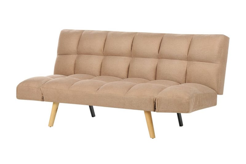 Fiora Sovesofa 3-personers - Brun/Lyst træ - Møbler - Sofaer - Sovesofaer