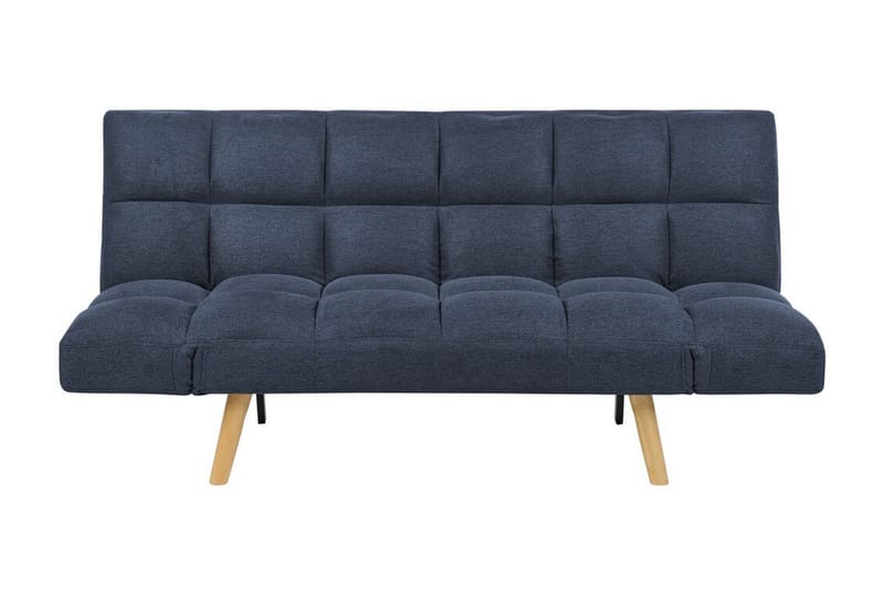 Fiora Sovesofa 3-personers - Blå/Lyst træ - Møbler - Sofaer - Sovesofaer