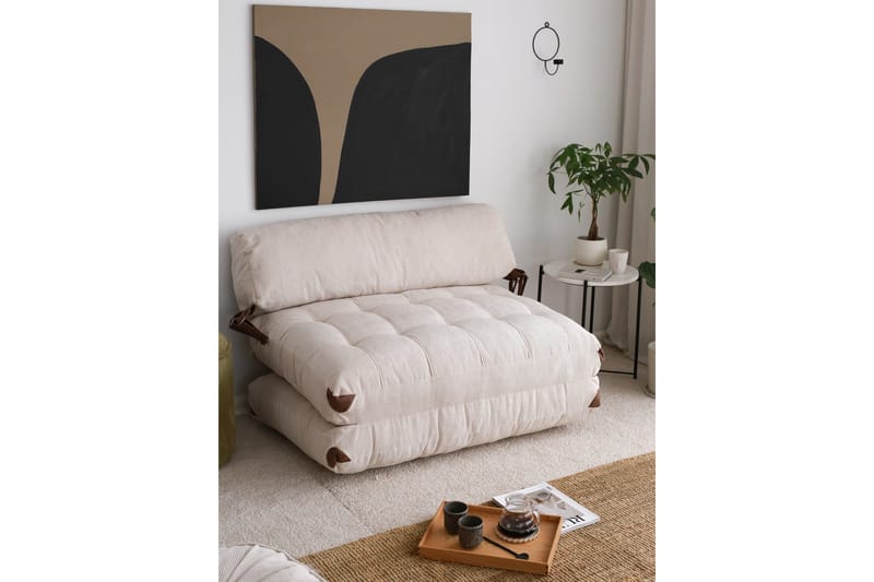 Fold Teddy Sovesofa Hvid - Hvid - Møbler - Sofaer - Sovesofaer