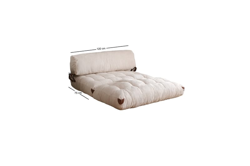 Fold Teddy Sovesofa Hvid - Hvid - Møbler - Sofaer - Sovesofaer