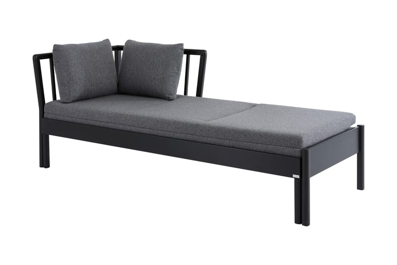 Franz Sovesofa Stel 190 cm Sort - Møbler - Sofaer - Sovesofaer