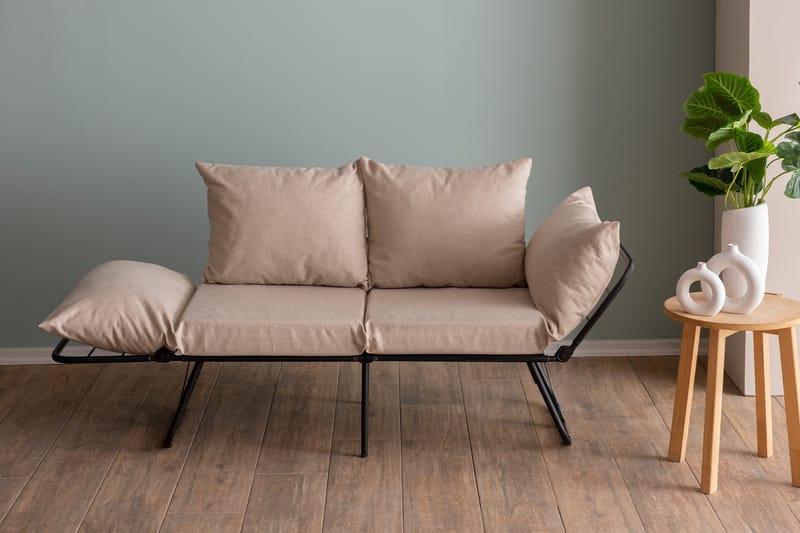 Giancarlo Sovesofa 2-personers - Creme - Møbler - Sofaer - Sovesofaer