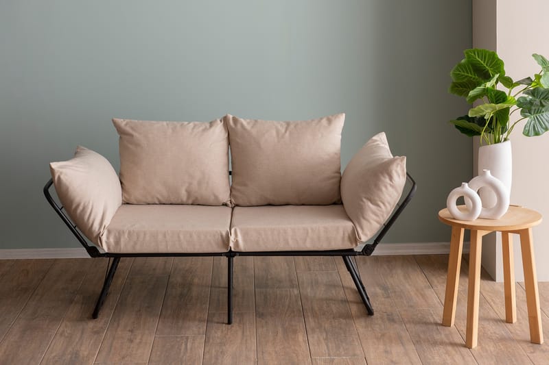 Giancarlo Sovesofa 2-personers - Creme - Møbler - Sofaer - Sovesofaer