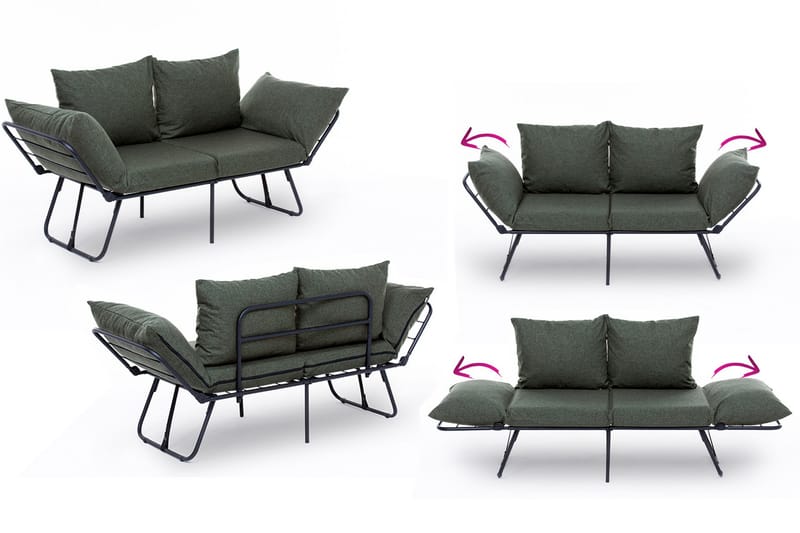 Giancarlo Sovesofa 2-personers - Grøn - Møbler - Sofaer - Sovesofaer