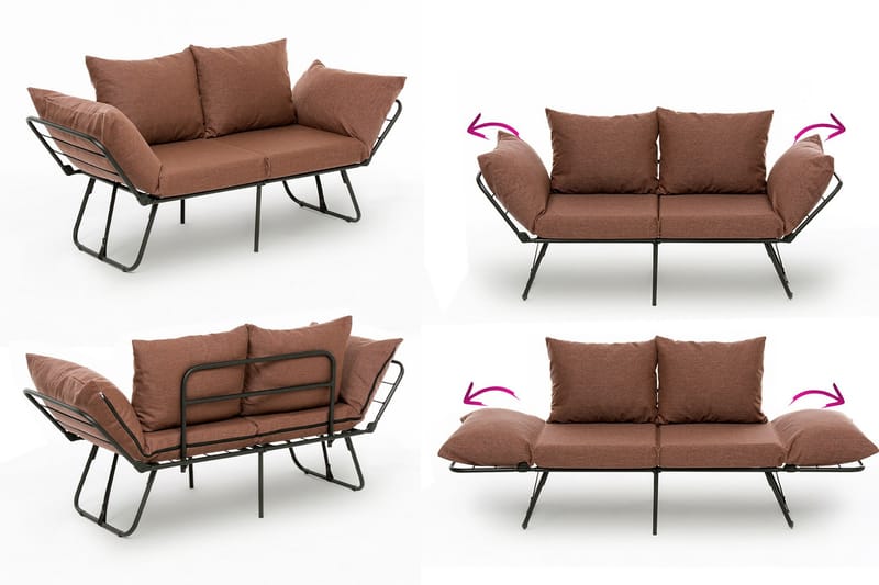 Giancarlo Sovesofa 2-personers - Lys brun - Møbler - Sofaer - Sovesofaer