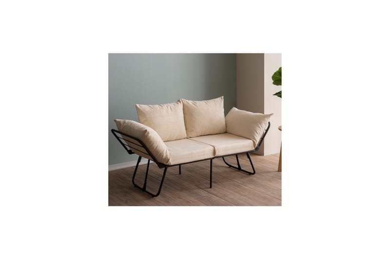 Giancarlo Sovesofa 2-personers - Creme - Møbler - Sofaer - Sovesofaer