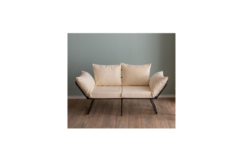 Giancarlo Sovesofa 2-personers - Creme - Møbler - Sofaer - Sovesofaer