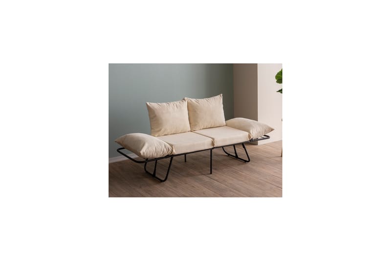 Giancarlo Sovesofa 2-personers - Creme - Møbler - Sofaer - Sovesofaer