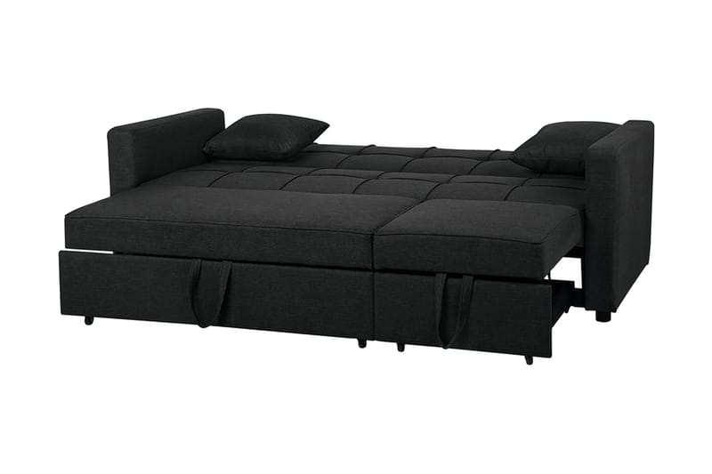 Glomma sovesofa 207 cm - Sort - Møbler - Sofaer - Sovesofaer