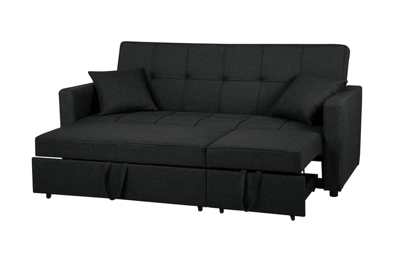 Glomma sovesofa 207 cm - Sort - Møbler - Sofaer - Sovesofaer