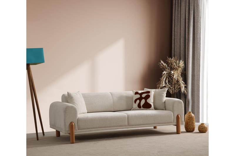 Godiva Sovesofa 3-personers - Creme - Møbler - Sofaer - Sovesofaer