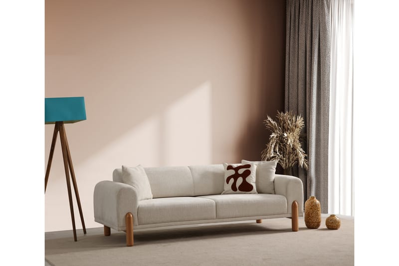 Godiva Sovesofa 3-personers - Creme - Møbler - Sofaer - Sovesofaer