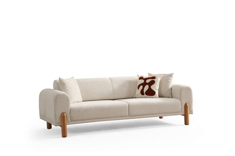 Godiva Sovesofa 3-personers - Creme - Møbler - Sofaer - Sovesofaer