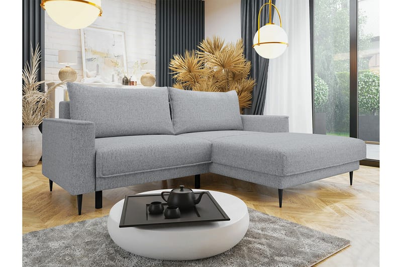 Graystone 2-pers. Hjørnesovesofa - Lysegrå - Møbler - Sofaer - Sovesofaer