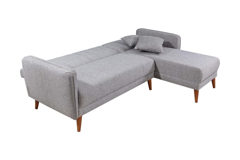 Jenick Hjørnesovesofa - Grå - Møbler - Sofaer - Sovesofaer - Hjørnesovesofa