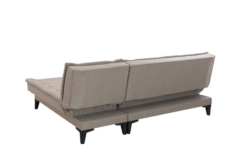 Hunterville Sovesofa med Chaiselong 4-personers - Beige - Møbler - Sofaer - Sovesofaer