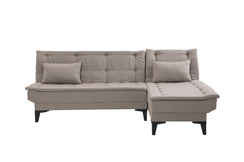 Hunterville Sovesofa med Chaiselong 4-personers - Beige - Møbler - Sofaer - Sovesofaer