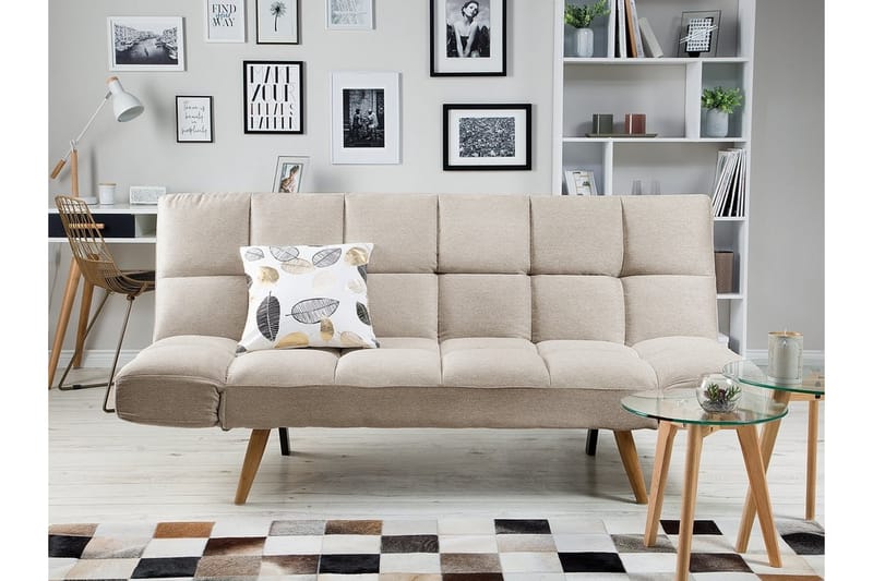 Ingaro sovesofa 182 cm - Beige - Møbler - Sofaer - Sovesofaer