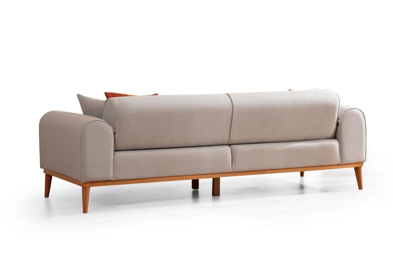 Kapri 4-personers Sovesofa - Creme - Møbler - Sofaer - Sovesofaer