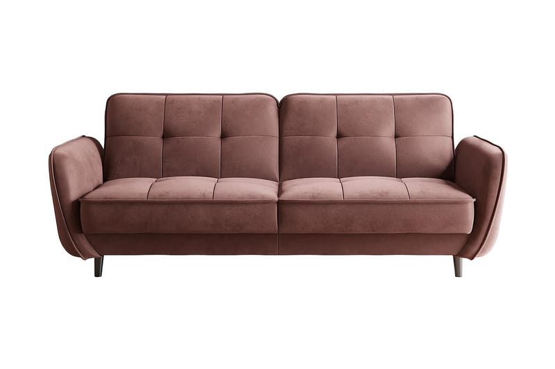 Katsuya Sovesofa 3-Pers. - Lyserød - Møbler - Sofaer - Sovesofaer