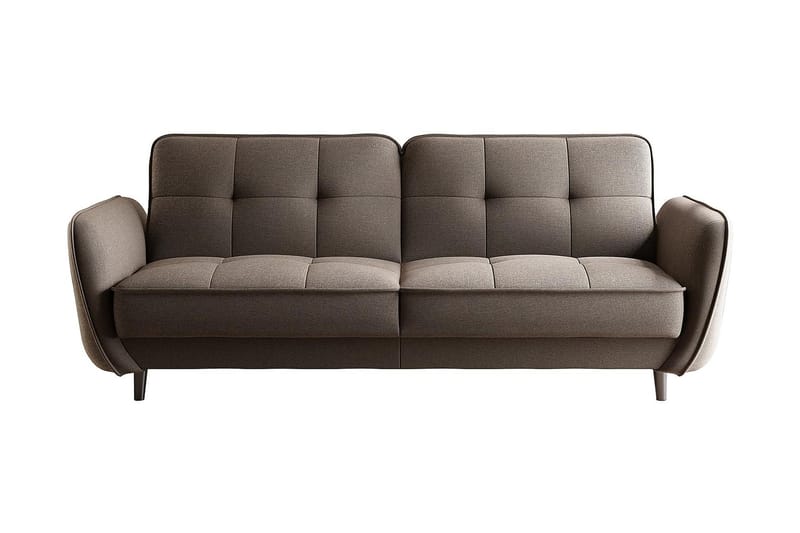 Katsuya Sovesofa 3-Pers. - Beige/Brun - Møbler - Sofaer - Sovesofaer