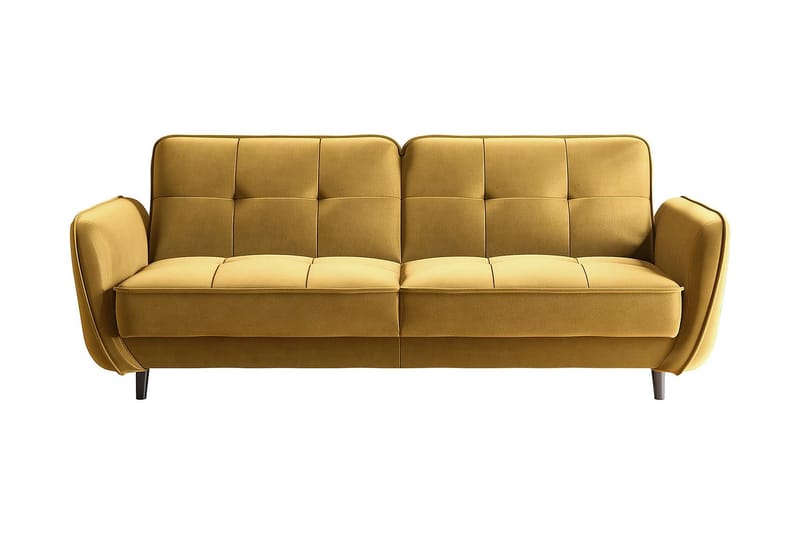 Katsuya Sovesofa 3-Pers. - Gul - Møbler - Sofaer - Sovesofaer