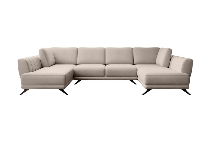 Katun Sovesofa Dobbelt chaiselong - Lysebeige - Møbler - Sofaer - Sovesofaer