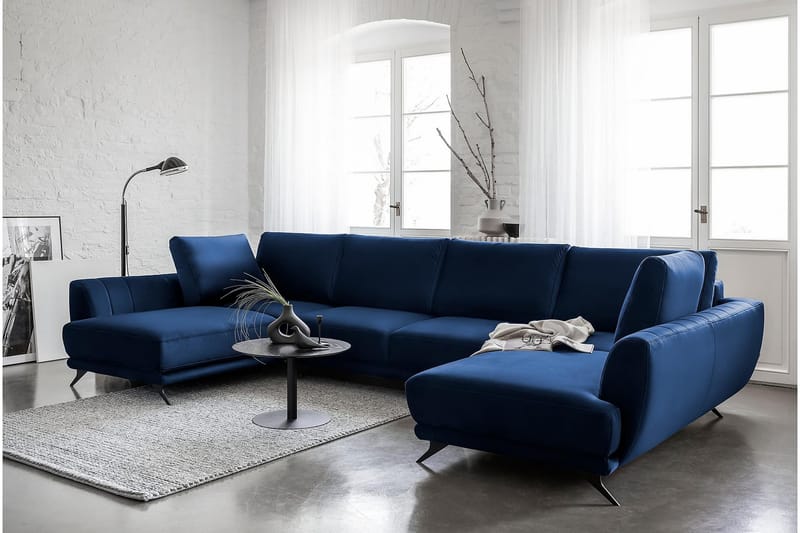 Katun Sovesofa Dobbelt chaiselong - Mørkeblå - Møbler - Sofaer - Sovesofaer