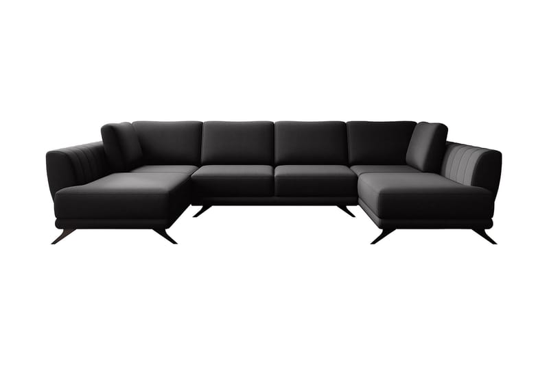 Katun Sovesofa Dobbelt chaiselong - Sort - Møbler - Sofaer - Sovesofaer