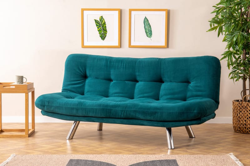 Kingaroy Sovesofa 3-personers 175x110 cm - Grøn - Møbler - Sofaer - Sovesofaer