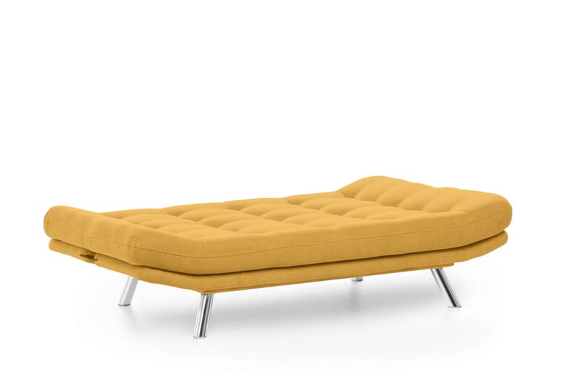 Kingaroy Sovesofa 3-personers 200x104 cm - Sennepsgul - Møbler - Sofaer - Sovesofaer