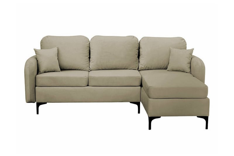 Knocklong 3-personers Hjørnesovesofa - Beige - Møbler - Sofaer - Sovesofaer